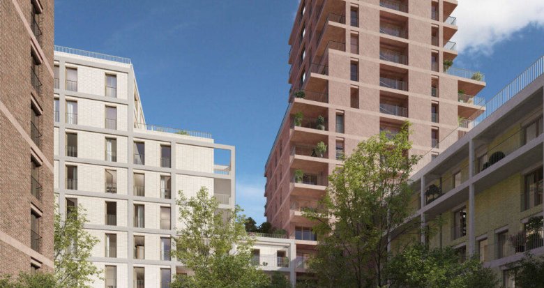 Achat / Vente appartement neuf Ivry-sur-Seine à 850 m de la gare RER C (94200) - Réf. 12691