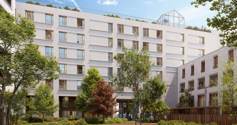 Achat / Vente appartement neuf Ivry-sur-Seine à deux pas des rives de la Seine et RER C à 850m (94200) - Réf. 13320