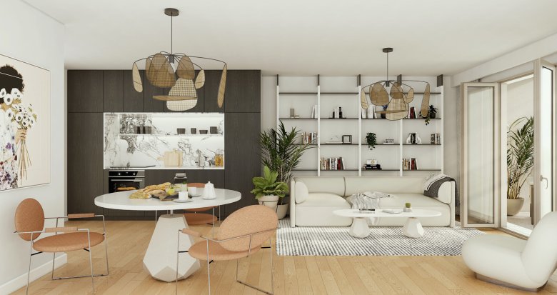 Achat / Vente appartement neuf Jouy-en-Josas à 200m de la gare Transilien V et RER C (78350) - Réf. 13230