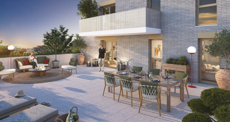 Achat / Vente appartement neuf La Courneuve à 4 min du métro 7 et du tramway T1 (93120) - Réf. 13351