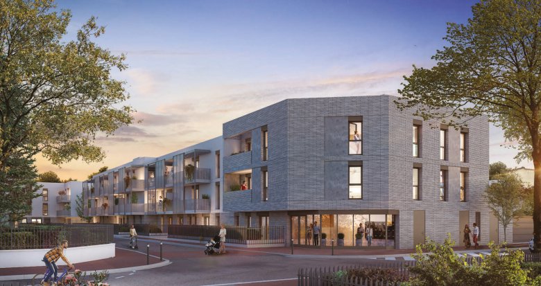 Achat / Vente appartement neuf La Courneuve à 4 min du métro 7 et du tramway T1 (93120) - Réf. 13351