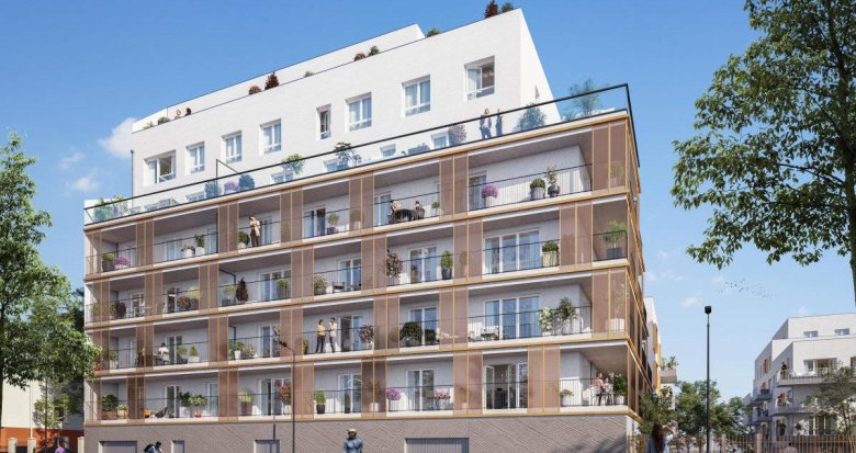 Achat / Vente appartement neuf La Courneuve proche transports, T1 à 500m (93120) - Réf. 7850