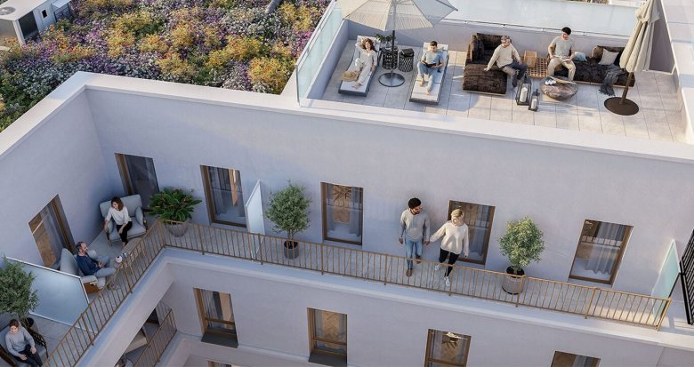 Achat / Vente appartement neuf La Garenne-Colombes à 10 min du quartier d'affaires La Défense (92250) - Réf. 13886