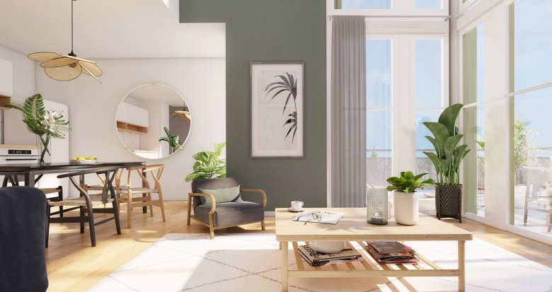 Achat / Vente appartement neuf Le Blanc-Mesnil au coeur du nouveau quartier de La Molette (93150) - Réf. 13476