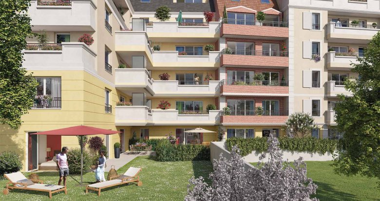 Achat / Vente appartement neuf Le Blanc-Mesnil en plein centre-ville (93150) - Réf. 6966