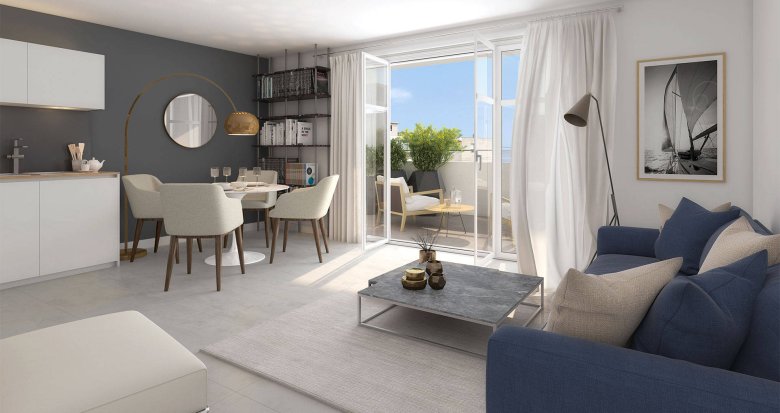 Achat / Vente appartement neuf Le Blanc-Mesnil en plein centre-ville (93150) - Réf. 6966