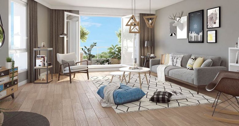 Achat / Vente appartement neuf Le Blanc-Mesnil proche aéroport Paris-Le Bourget (93150) - Réf. 7298