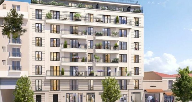 Achat / Vente appartement neuf Le Kremlin-Bicêtre à moins de 300m de la Porte d'Italie (94270) - Réf. 12285