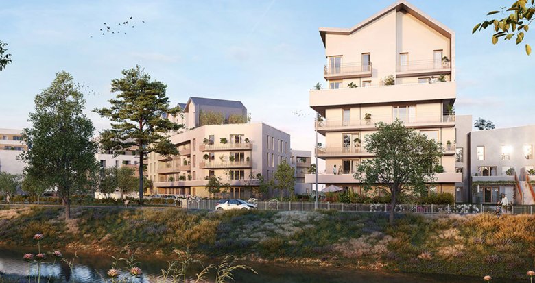 Achat / Vente appartement neuf Meaux proche des berges du Canal de l’Ourcq (77100) - Réf. 12769