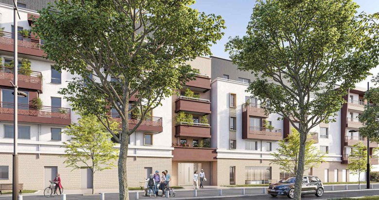 Achat / Vente appartement neuf Meaux résidence séniors en face du parc Chenonceau (77100) - Réf. 8608