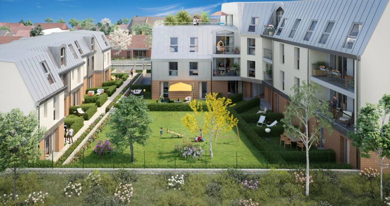 Achat / Vente appartement neuf Melun à 15 min en bus de la gare RER D et Transilien R (77000) - Réf. 12188