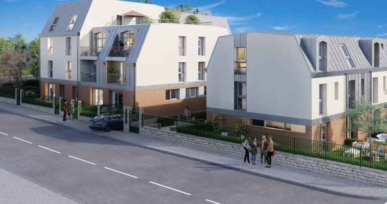 Achat / Vente appartement neuf Melun à 15 min en bus de la gare RER D et Transilien R (77000) - Réf. 12188
