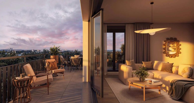Achat / Vente appartement neuf Melun écoquartier Wood à 600 m de la future station TZEN 2 (77000) - Réf. 12367