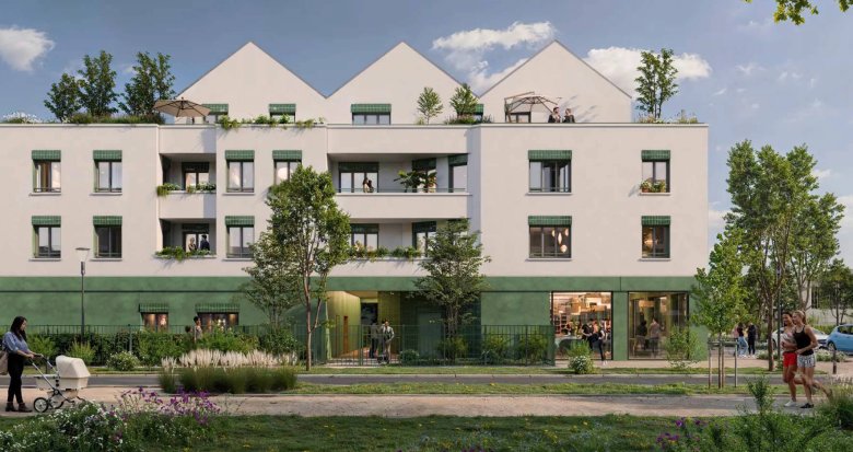 Achat / Vente appartement neuf Melun écoquartier Wood à 600 m de la future station TZEN 2 (77000) - Réf. 12367