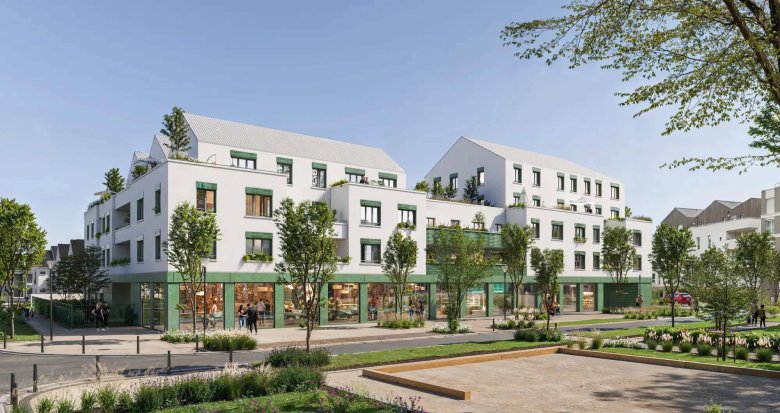 Achat / Vente appartement neuf Melun écoquartier Wood à 600 m de la future station TZEN 2 (77000) - Réf. 12367