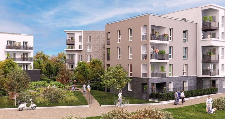 Achat / Vente appartement neuf Melun écoquartier Woodi (77000) - Réf. 7954