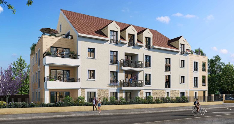 Achat / Vente appartement neuf Moisselles en plein coeur de ville (95570) - Réf. 8161