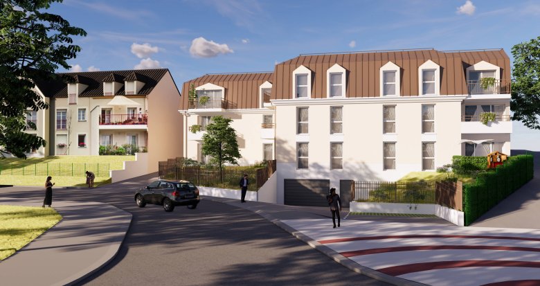 Achat / Vente appartement neuf Moussy-le-Vieux à 7 min à pied du centre-bourg (77230) - Réf. 12473