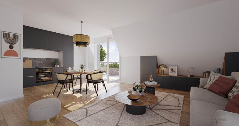 Achat / Vente appartement neuf Nemours à 200m du Grand Pont (77140) - Réf. 9621