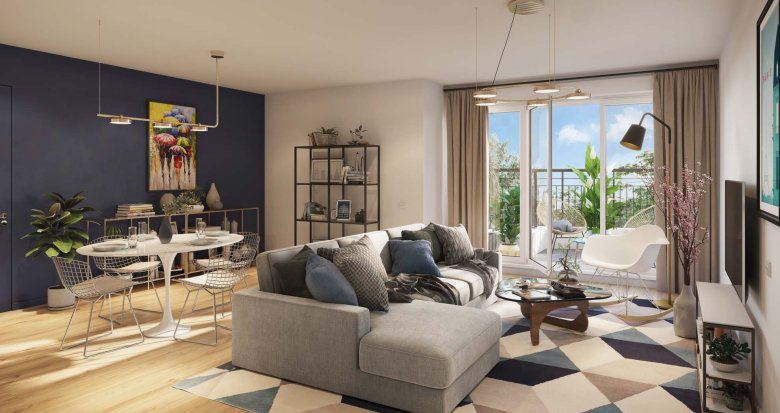 Achat / Vente appartement neuf Neuilly-Plaisance RER A à 15 min à pied (93360) - Réf. 13157