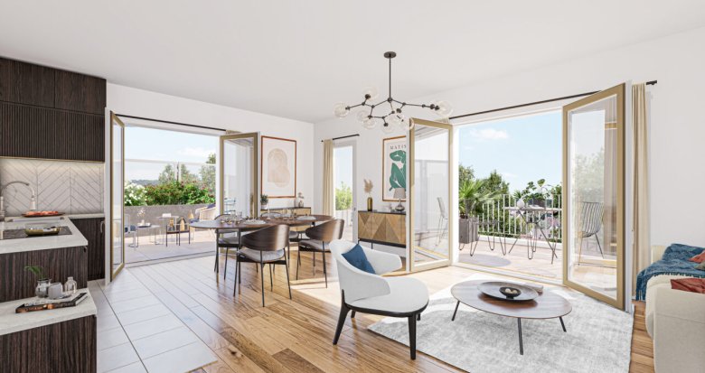 Achat / Vente appartement neuf Orgeval proche centre ville et ligne J à 4 km (78630) - Réf. 8324