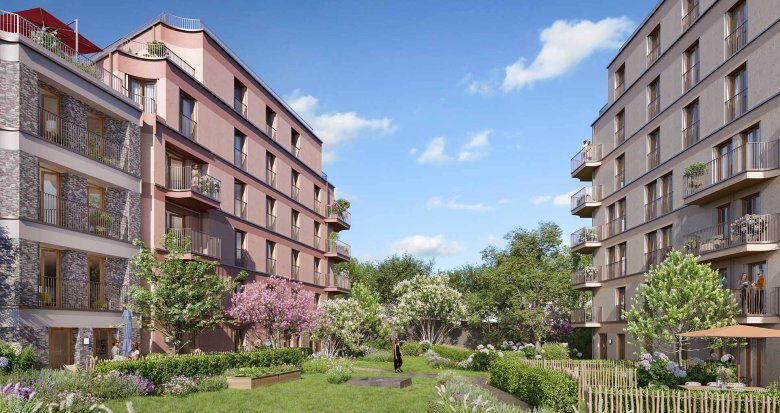 Achat / Vente appartement neuf Pantin à 15 min à pied du métro 5 (93500) - Réf. 12402