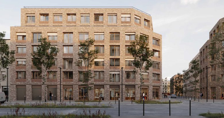 Achat / Vente appartement neuf Pantin quartier résidentiel à 1 min à pied du métro 7 (93500) - Réf. 12735