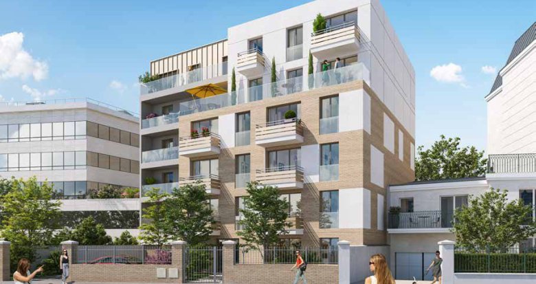 Achat / Vente appartement neuf Poissy à deux pas de la gare RER A et Transilien J (78300) - Réf. 7956