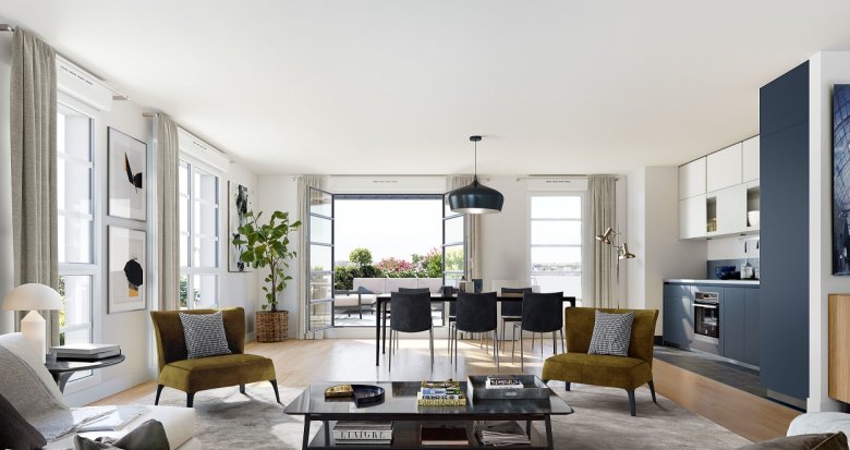 Achat / Vente appartement neuf Romainville à 10 minutes à pied du métro 5 direction Paris (93230) - Réf. 12994