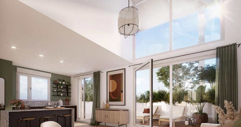 Achat / Vente appartement neuf Saint-Denis à 300 mètres de la gare (93200) - Réf. 13368