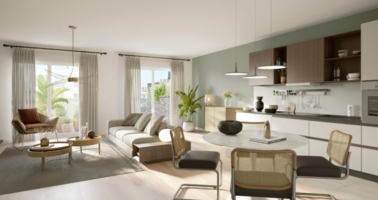 Achat / Vente appartement neuf Saint-Denis à moins de 10 min à pied du RER D (93200) - Réf. 13106