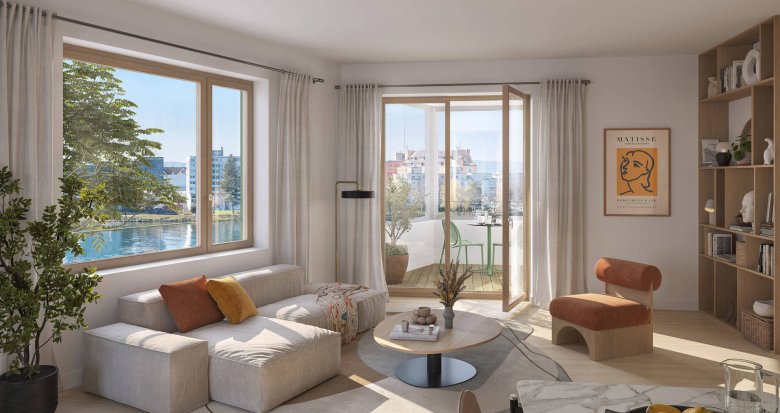 Achat / Vente appartement neuf Saint-Denis bord du Canal à 3min à pied du métro 13 (93200) - Réf. 12498