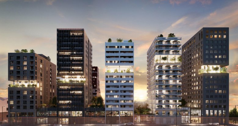 Achat / Vente appartement neuf Saint-Denis proche métros 13, 14 et RER D (93200) - Réf. 8096