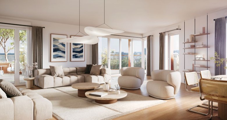 Achat / Vente appartement neuf Saint-Ouen à seulement 13 min à pied du Métro 14 et RER C (93400) - Réf. 12952