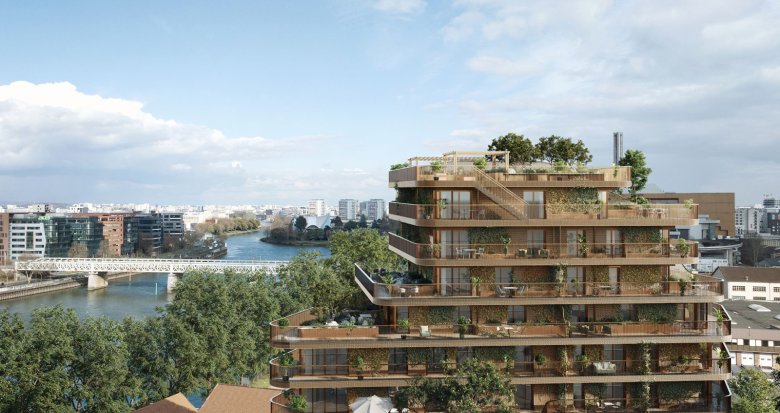 Achat / Vente appartement neuf Saint-Ouen à seulement 13 min à pied du Métro 14 et RER C (93400) - Réf. 12952
