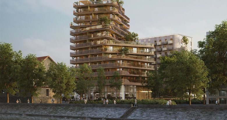 Achat / Vente appartement neuf Saint-Ouen à seulement 13 min à pied du Métro 14 et RER C (93400) - Réf. 12952