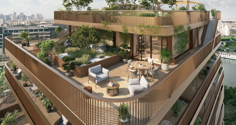Achat / Vente appartement neuf Saint-Ouen à seulement 13 min à pied du Métro 14 et RER C (93400) - Réf. 12952