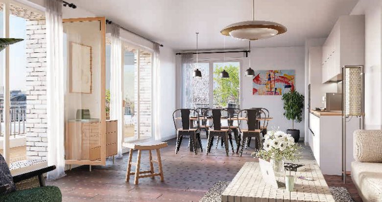 Achat / Vente appartement neuf Saint-Ouen-sur-Seine côté Docks à 10 min du métro (93400) - Réf. 12928