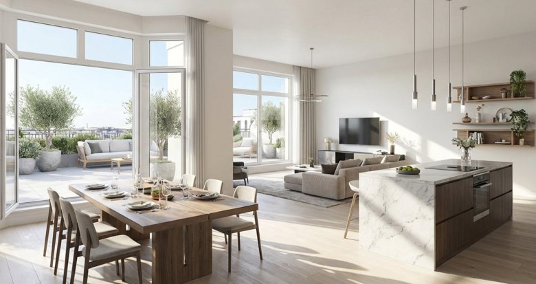 Achat / Vente appartement neuf Thiais à 10 min en TVM du métro ligne 14 (94320) - Réf. 13866