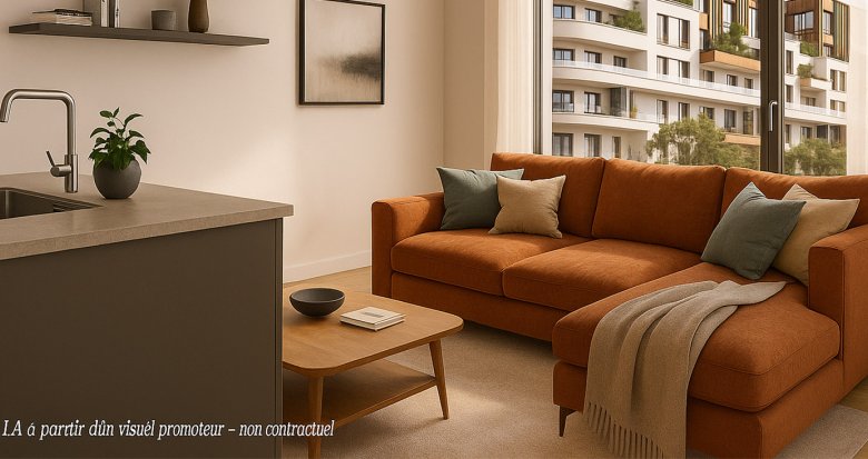 Achat / Vente appartement neuf Villeneuve-la-Garenne à 4 km de la Porte de Saint-Ouen (92390) - Réf. 13582