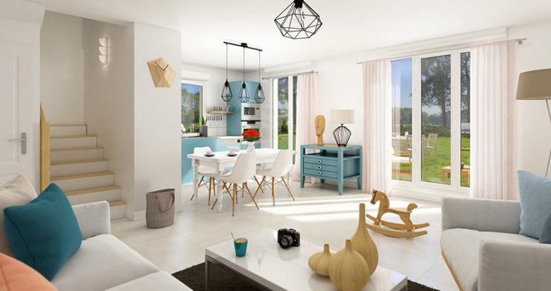 Achat / Vente appartement neuf Villeneuve-le-Comte proche Disneyland et Val d'Europe (77174) - Réf. 1746