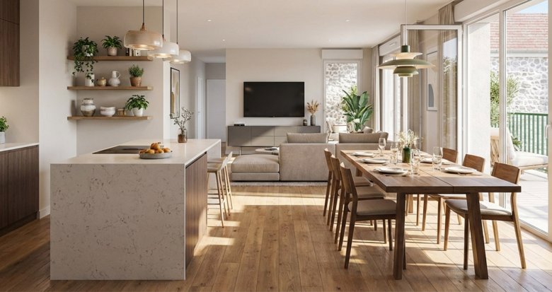 Achat / Vente appartement neuf Villeneuve-Saint-Georges à moins de 10 min du centre (94190) - Réf. 13856