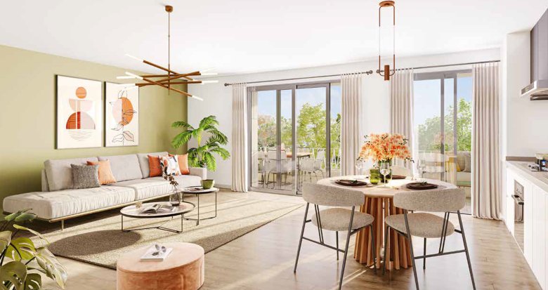 Achat / Vente appartement neuf Villepinte à 10 min en bus de la gare RER B et futur métro 16 (93420) - Réf. 13286