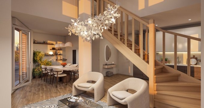 Achat / Vente appartement neuf Bobigny proche du canal et du métro 5 et 15 (93000) - Réf. 12714