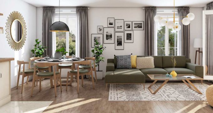 Achat / Vente appartement neuf Hardricourt à deux pas des berges de la Seine (78250) - Réf. 13888