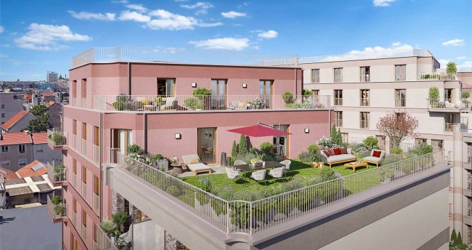 Achat / Vente appartement neuf Pantin à 15 min à pied du métro 5 (93500) - Réf. 12402
