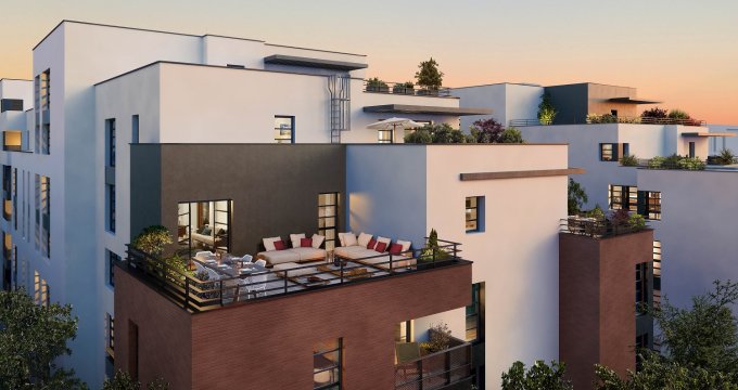 Achat / Vente appartement neuf Romainville à 10 minutes à pied du métro 5 direction Paris (93230) - Réf. 12994
