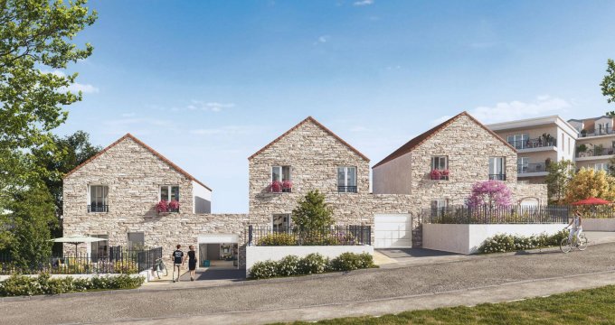Achat / Vente appartement neuf Saint-Thibault-des- Vignes au cœur du village proche bus (77400) - Réf. 12389