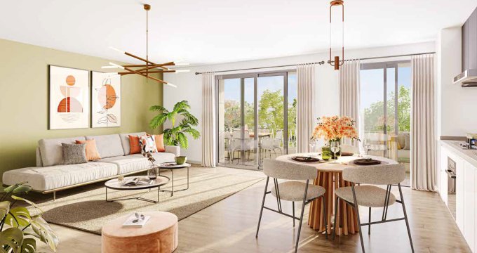 Achat / Vente appartement neuf Villepinte à 10 min en bus de la gare RER B et futur métro 16 (93420) - Réf. 13286