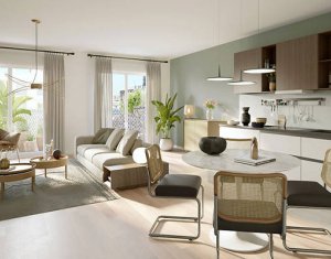 Investissement locatif : Appartement en loi Pinel  Saint-Ouen au pied de la ligne 14 (93400) - Réf. 5953